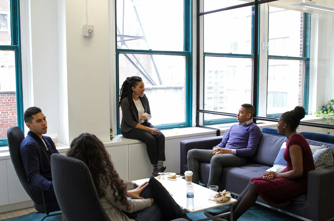business team meeting discussion