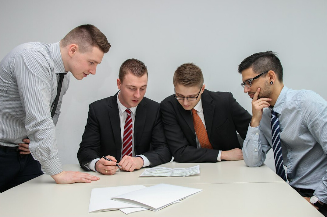 business team meeting discussion